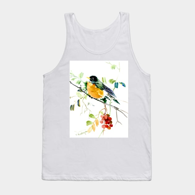 American Robin Tank Top by surenart